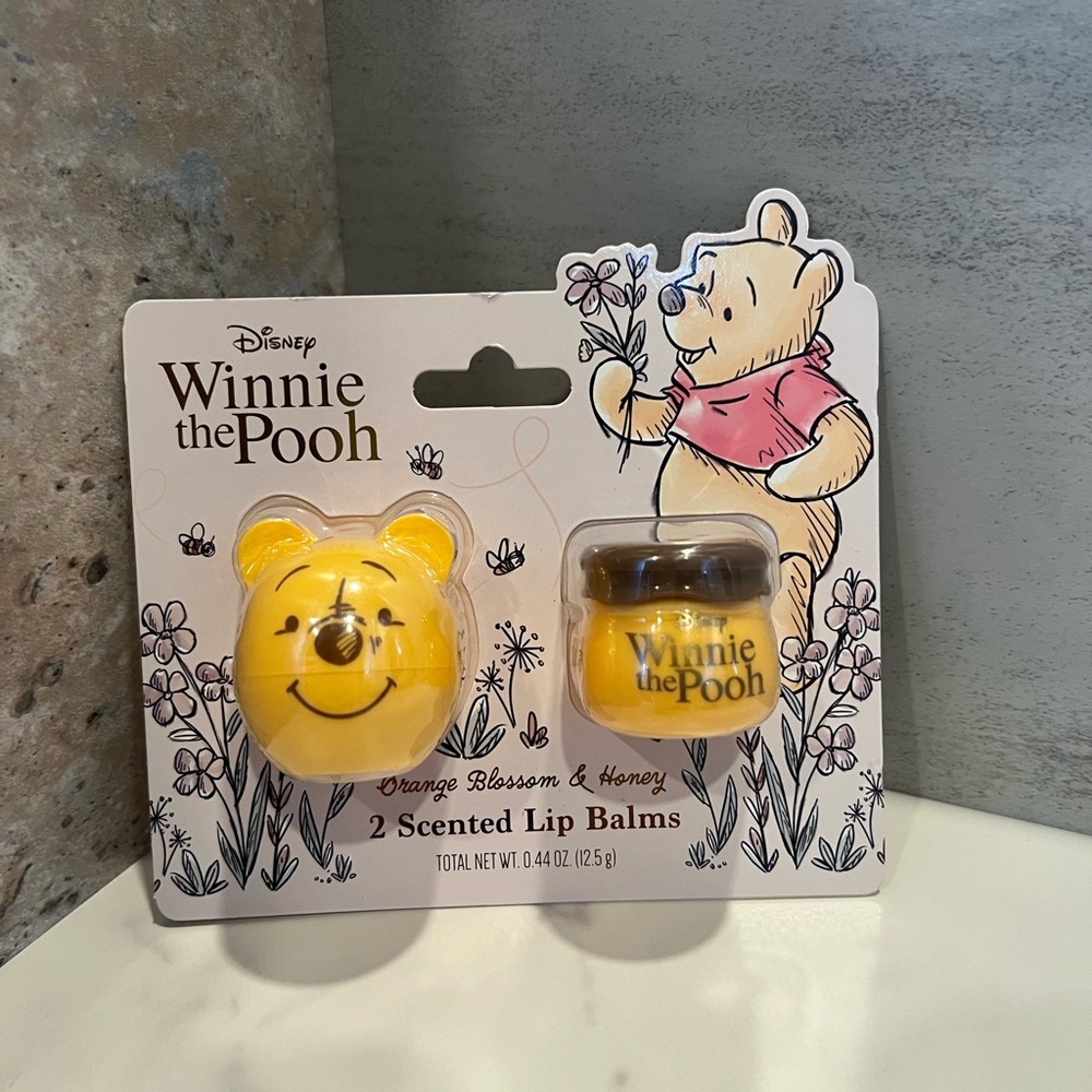 Disney Winnie the Pooh Scented Lip Balms - White and Brown
